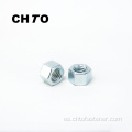 ISO 4033 Grado 8 NUTS HEXAGONALES ZINC chapados en